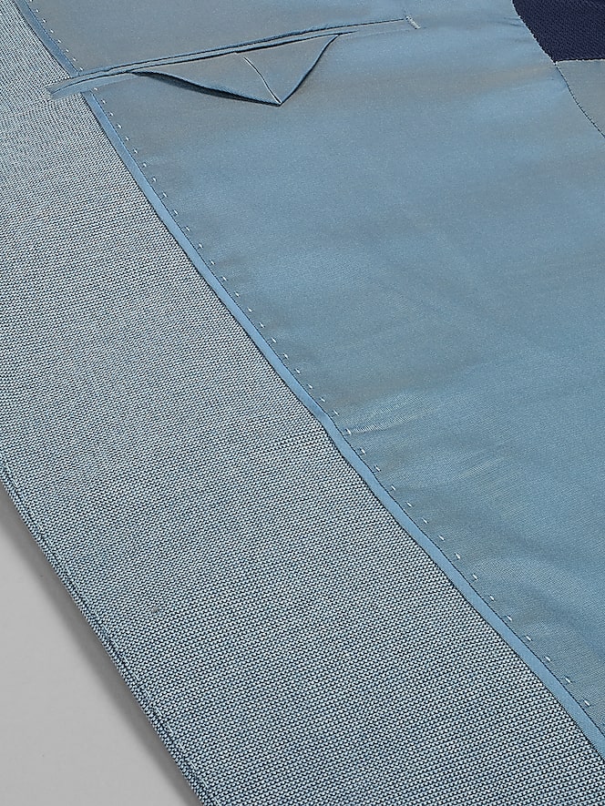 Wilke-Rodriguez Slim Fit Tic Suit, Light Teal - Image 7 of 10