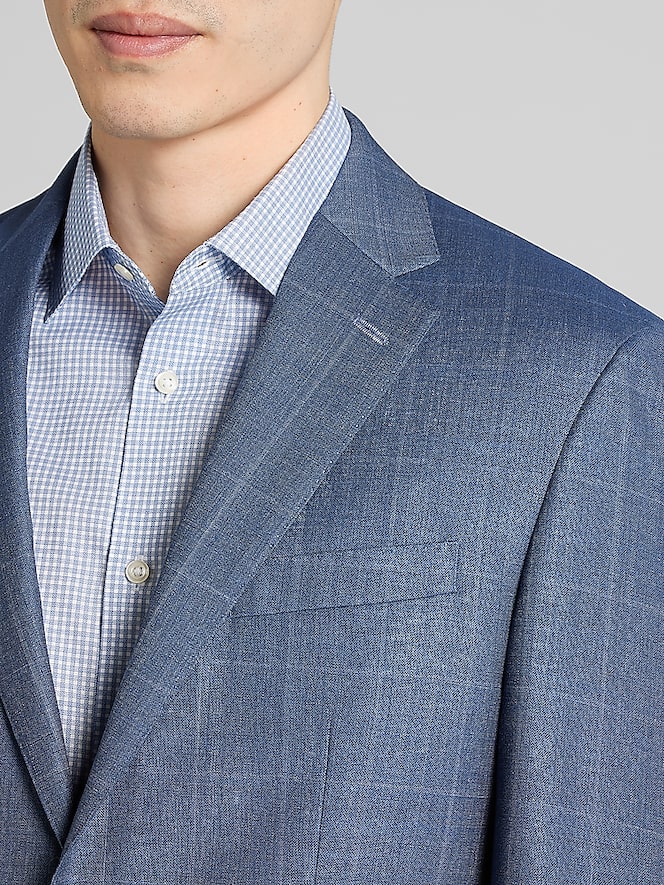 Awearness Kenneth Cole CHILLFLEX Modern Fit Windowpane Suit Jacket