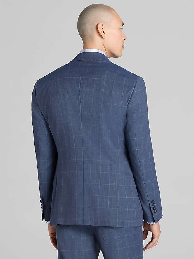 Awearness Kenneth Cole CHILLFLEX Modern Fit Windowpane Suit Jacket