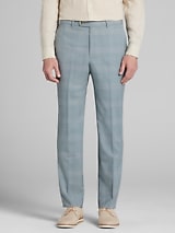 Joseph Abboud Modern Fit Plaid Suit Pants