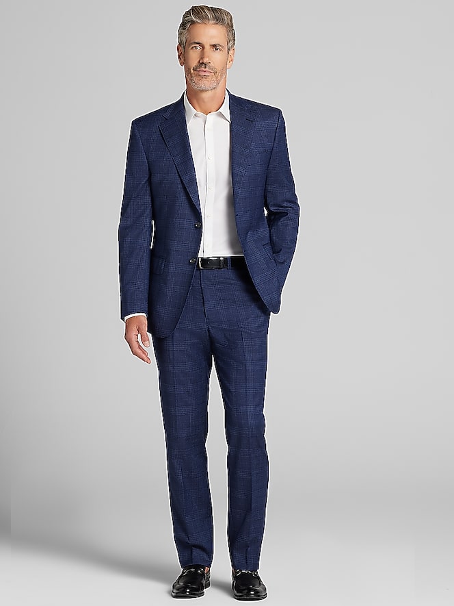 Joseph Abboud Modern Fit Plaid Suit Jacket
