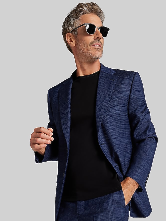 Joseph Abboud Modern Fit Plaid Suit Jacket