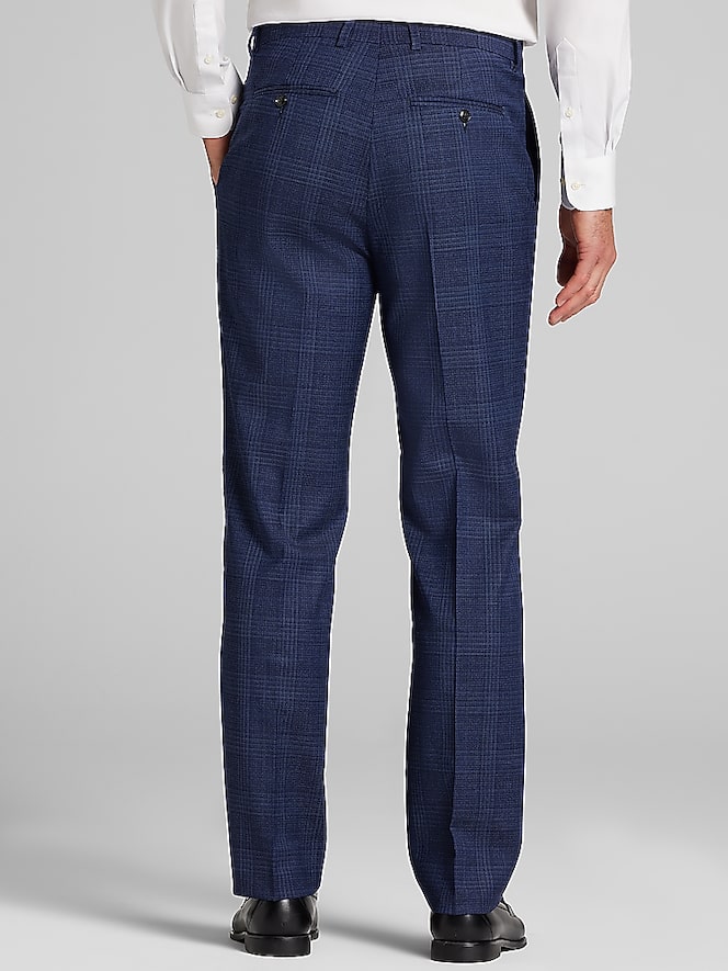 Joseph Abboud Modern Fit Plaid Suit Pants