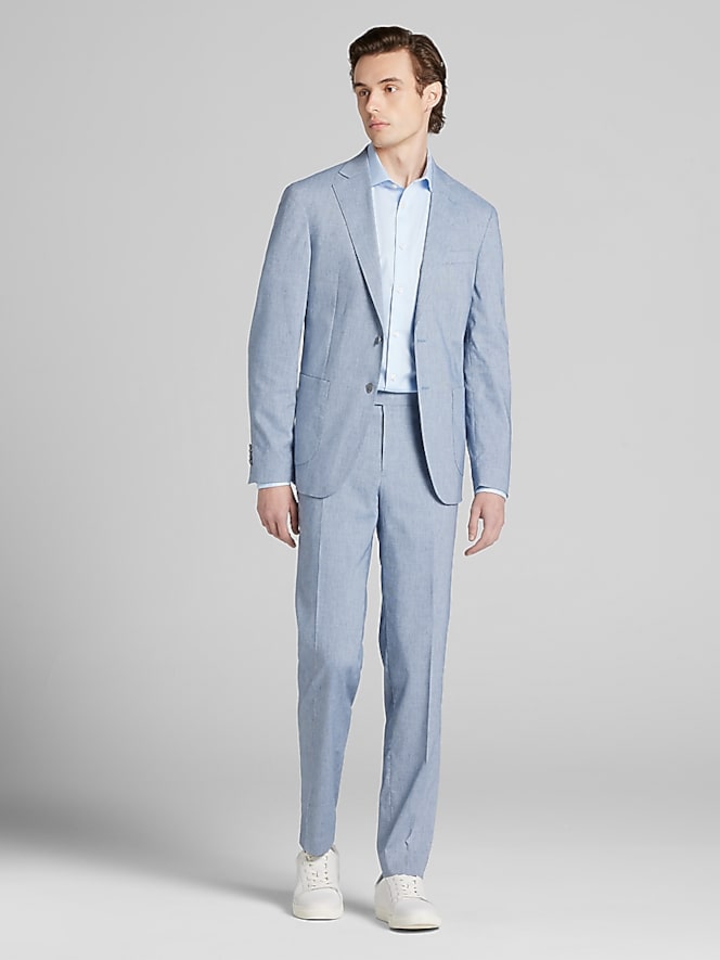 JOE Joseph Abboud Slim Fit Stripe Suit Jacket