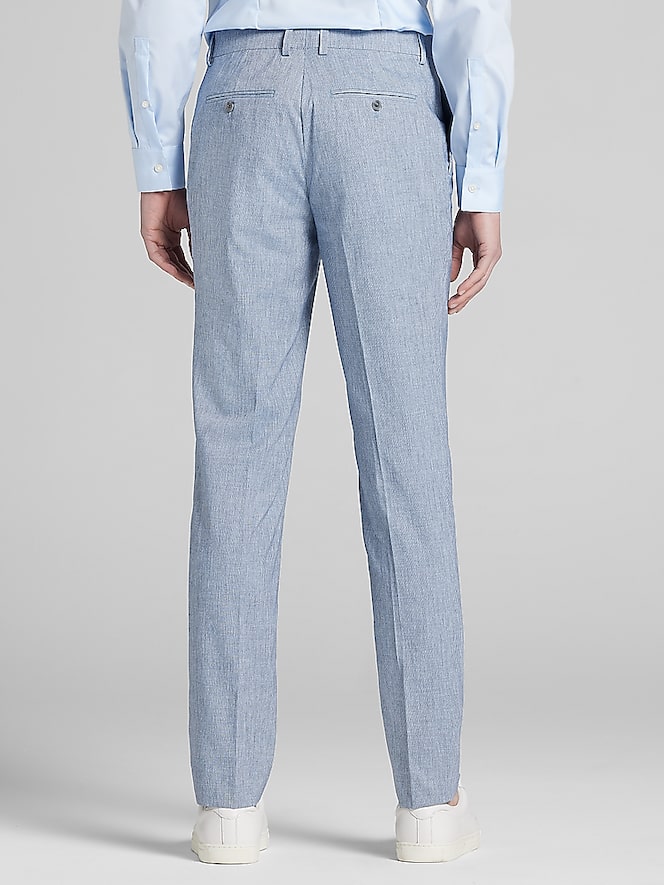 JOE Joseph Abboud Slim Fit Flat Front Pre-Hemmed Suit Separate Pants