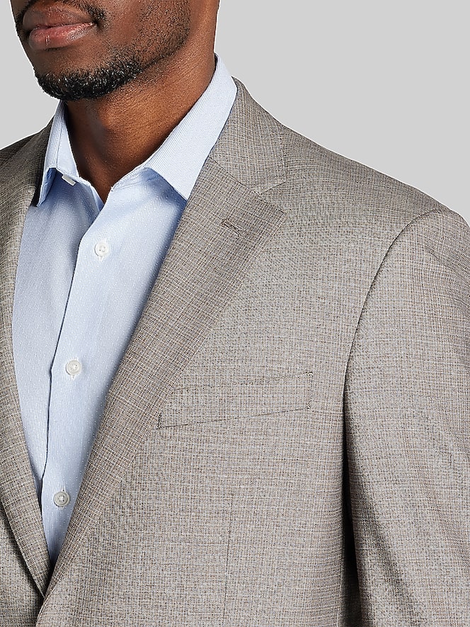 Joseph Abboud Classic Fit Tic Suit Jacket