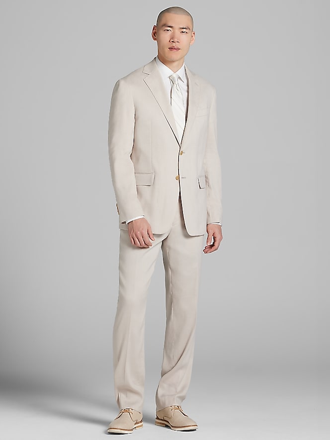 Joseph Abboud Modern Fit Performance Linen Suit