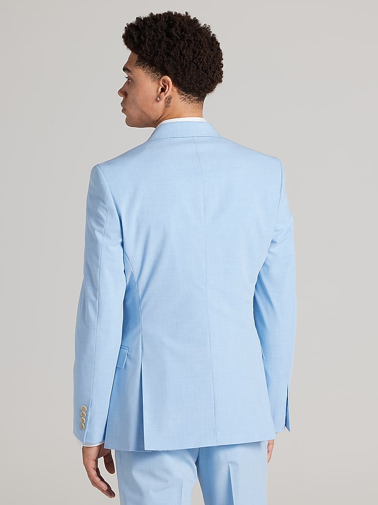 Skinny Fit Notch Lapel Suit Jacket