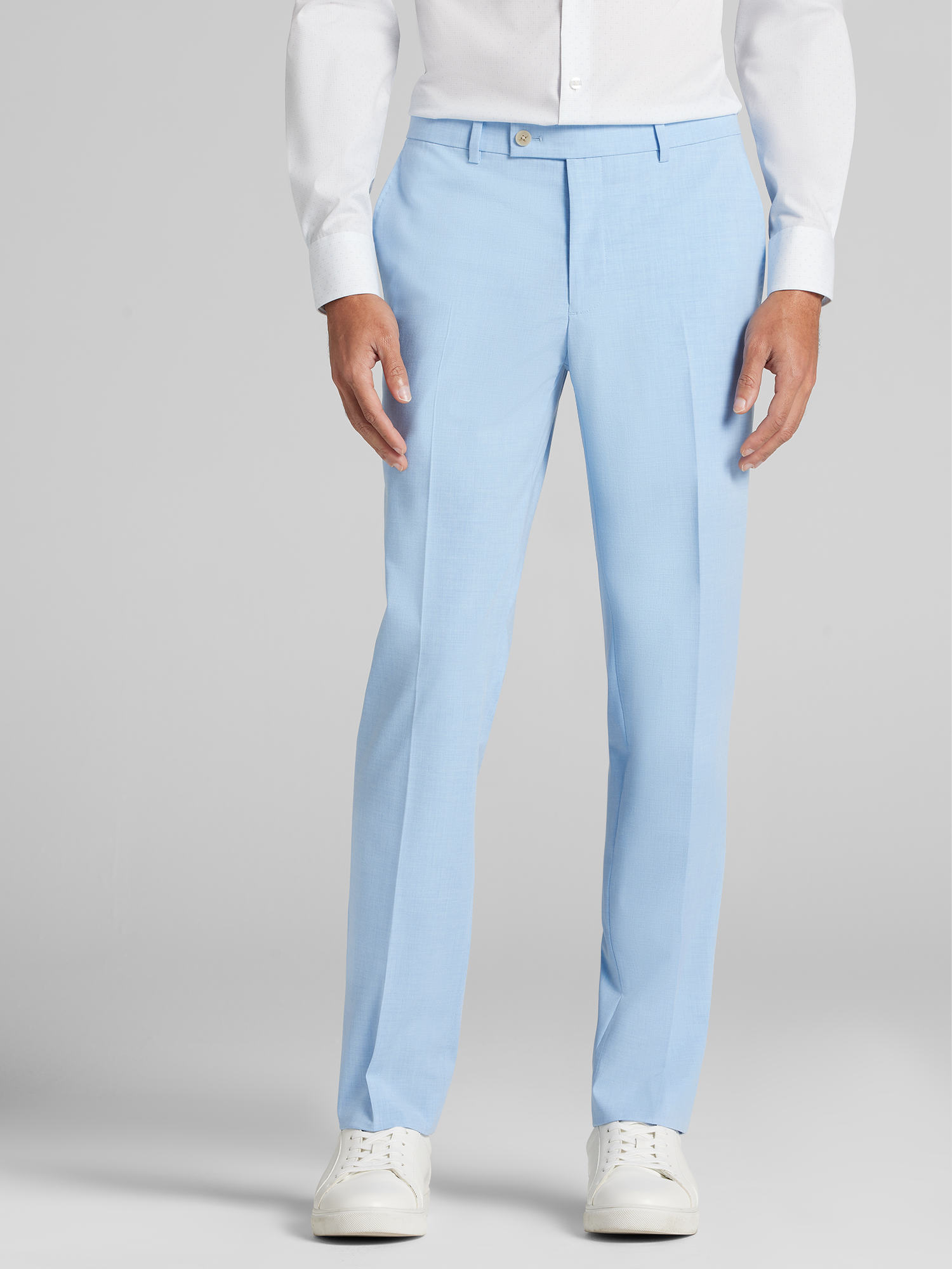 Skinny Fit Pre-Hemmed Dress Pants