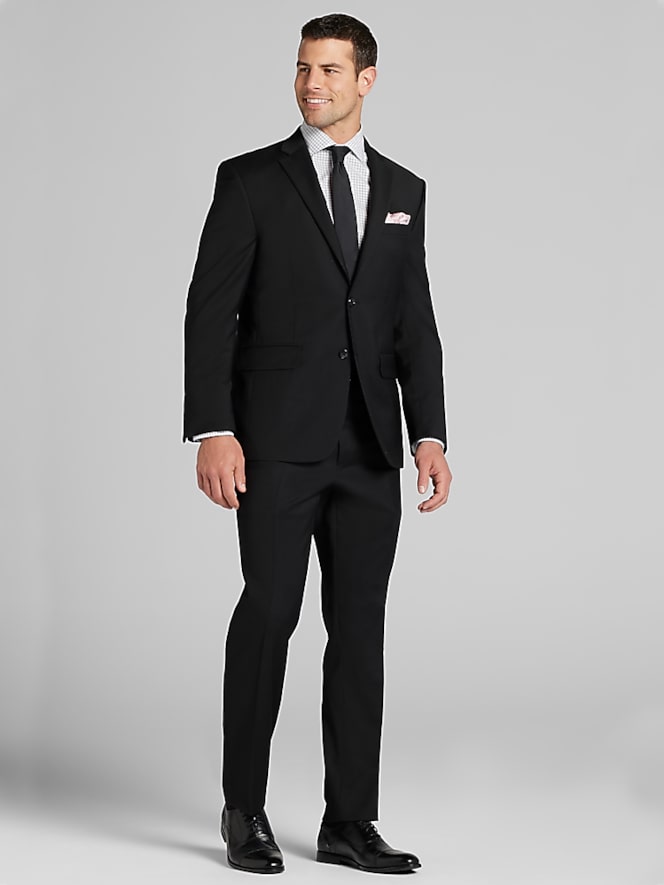 Joseph Abboud Classic Fit Wool Blend 3-Piece Suit