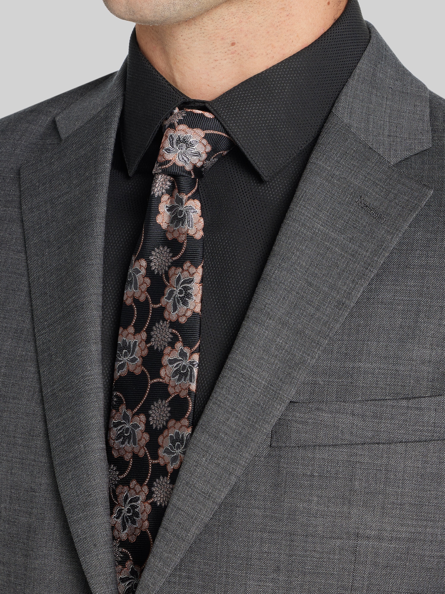 Joseph Abboud Classic Fit Premium Wool Blend 3-Piece Suit, Gray