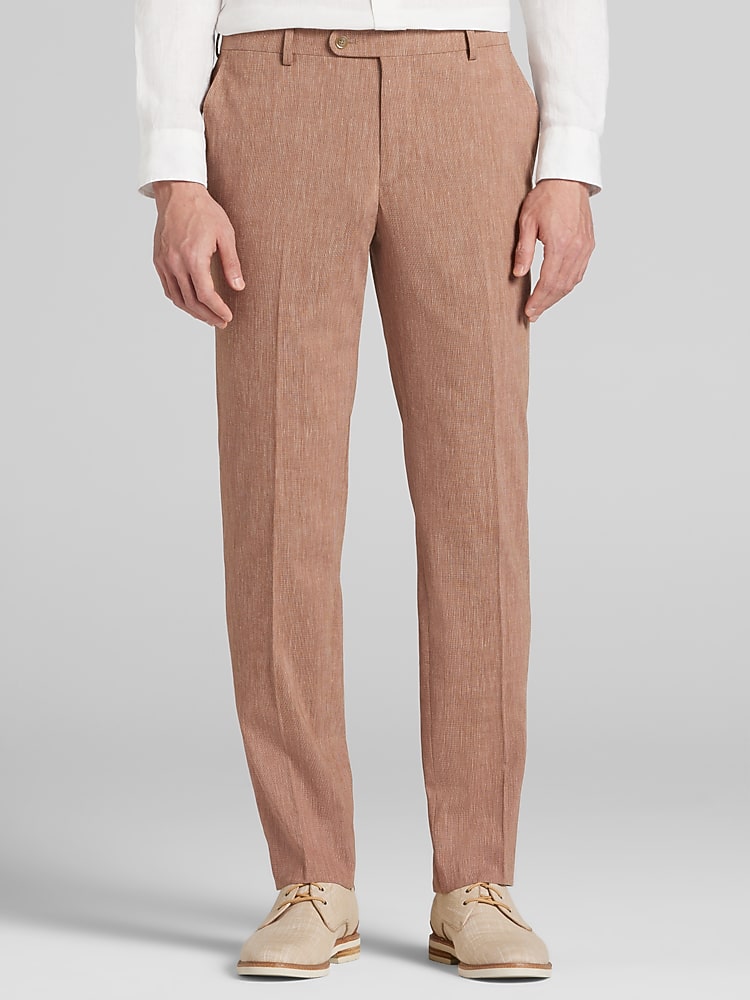 bass brown dress shoes Slim Fit Dress Pant main image 0