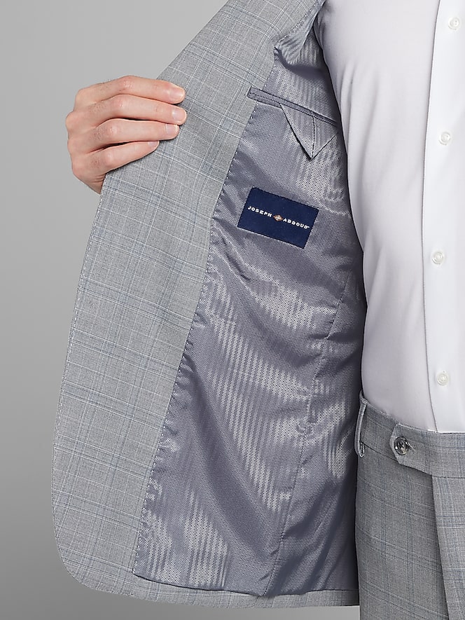 Joseph Abboud Classic Fit Wool Blend Plaid Suit