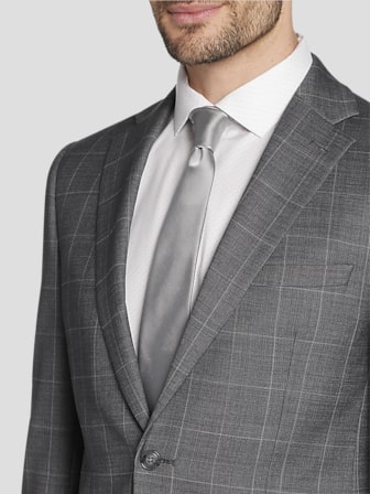 Men's Gray 3-Piece Suits