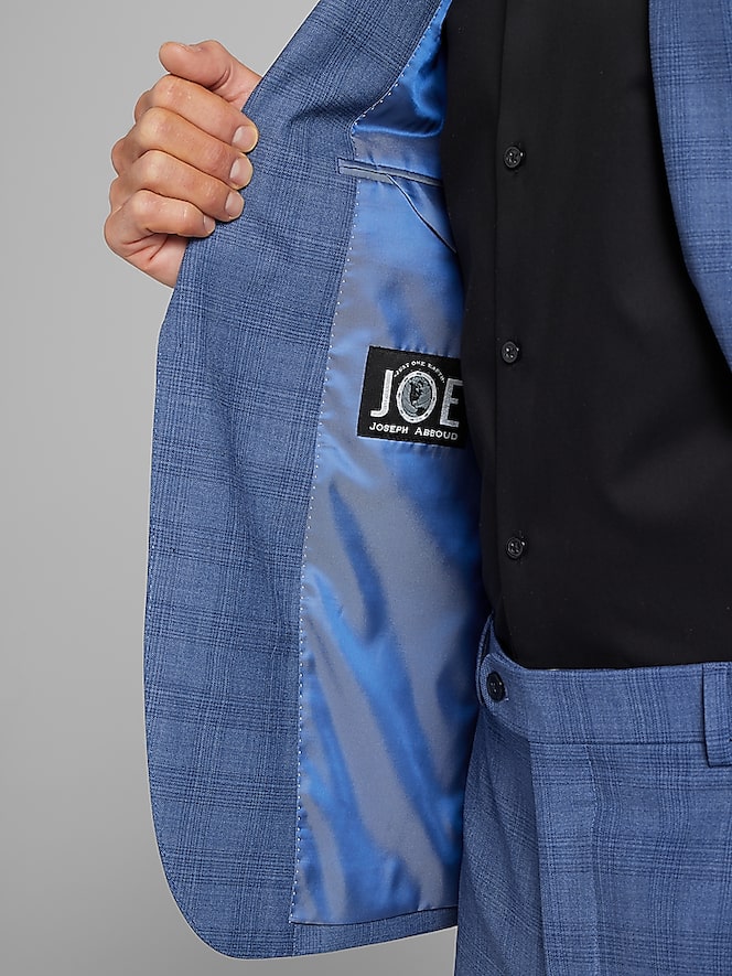 JOE Joseph Abboud Slim Fit Plaid Suit