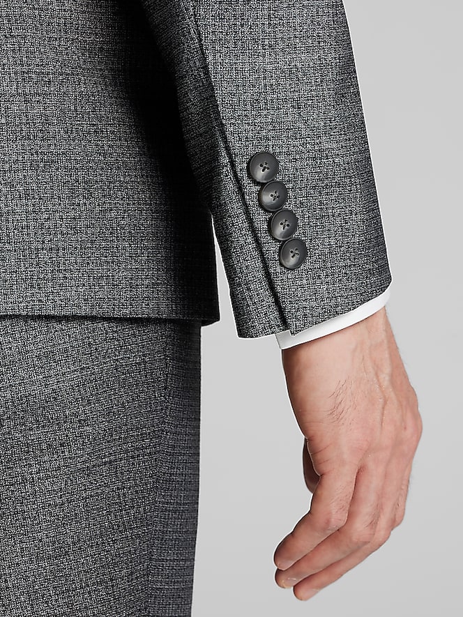 Awearness Kenneth Cole CHILLFLEX Slim Fit Mini Check Suit