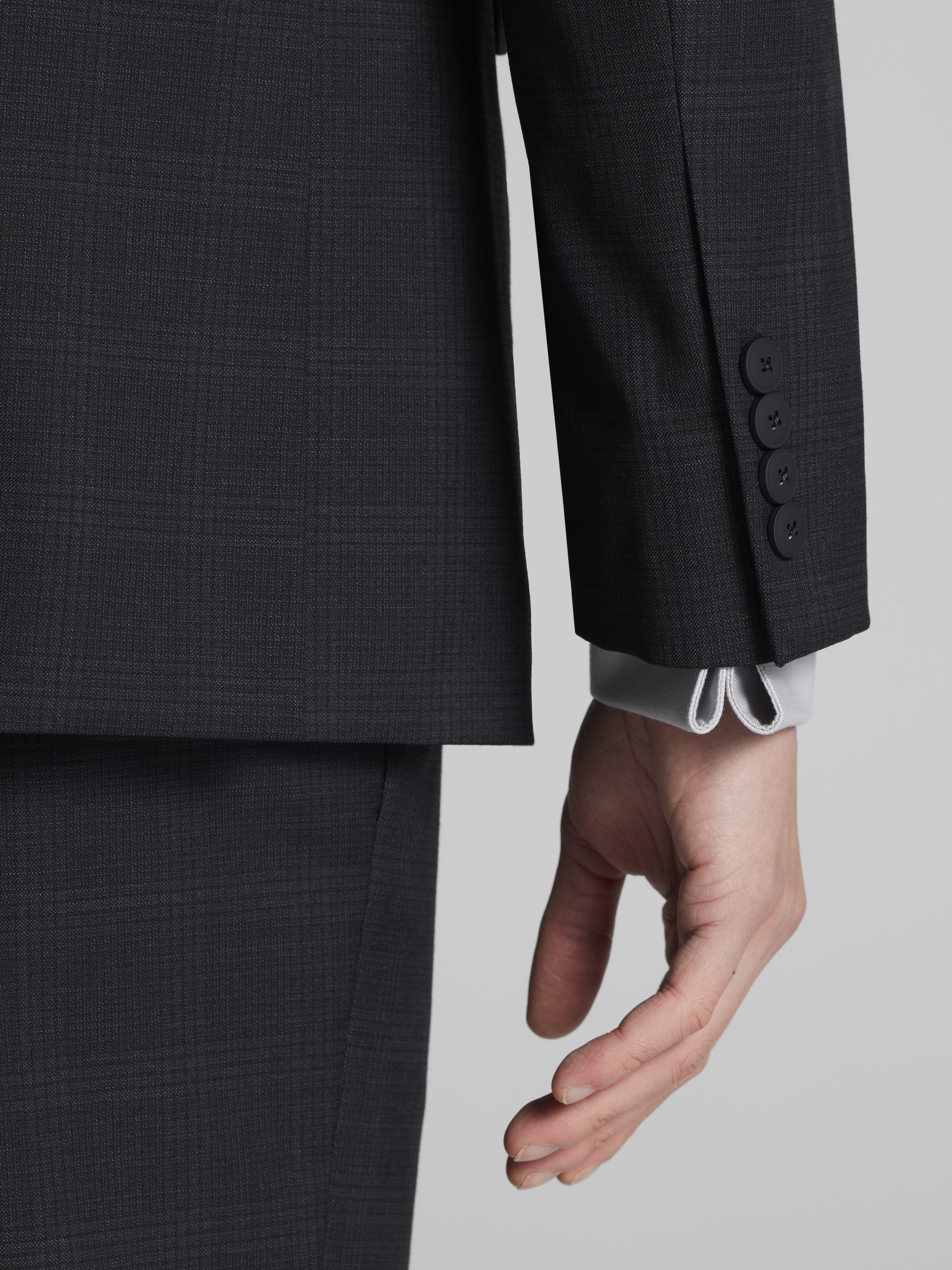 Modern Fit Plaid Suit