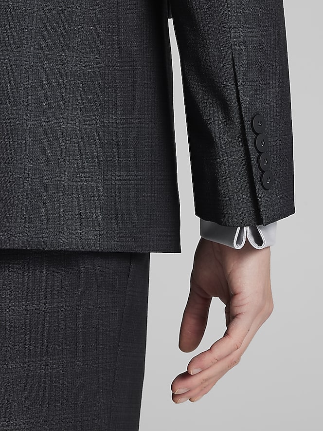 Awearness Kenneth Cole Modern Fit Plaid Suit