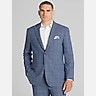 Pronto Uomo Platinum Slim Fit Plaid Wool Blend Suit Jacket