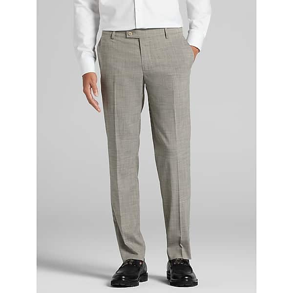Egara Skinny Fit Dress Pants Tan - Size: 42W x 32L