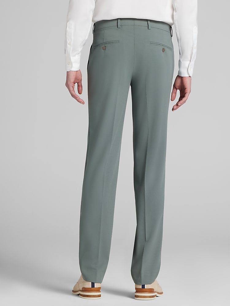 Egara Skinny Fit Suit Pants, Sage - Green | Men's Wearhouse
