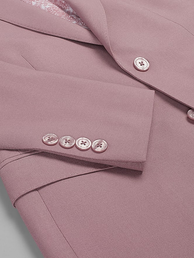 Egara Skinny Fit Peak Lapel Suit Jacket, Dusty Rose - Image 4 of 7