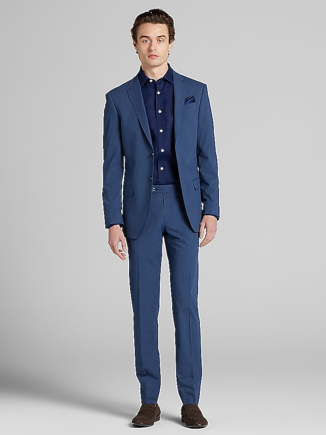 Egara Skinny Fit Check Suit Jacket