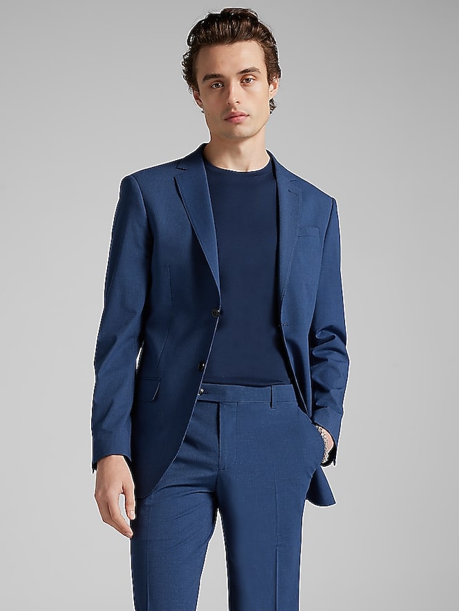 Egara Skinny Fit Check Suit Jacket