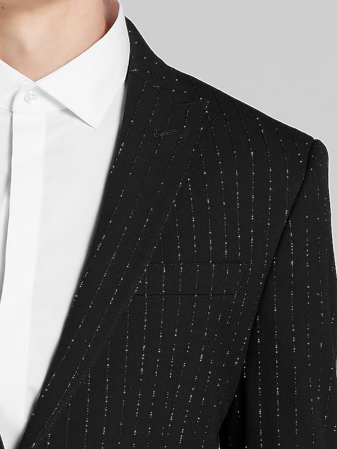 Egara Skinny Fit Stripe Suit