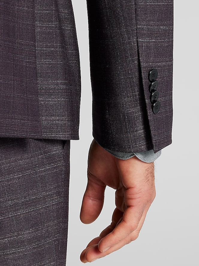 JOE Joseph Abboud Slim Fit Plaid Suit