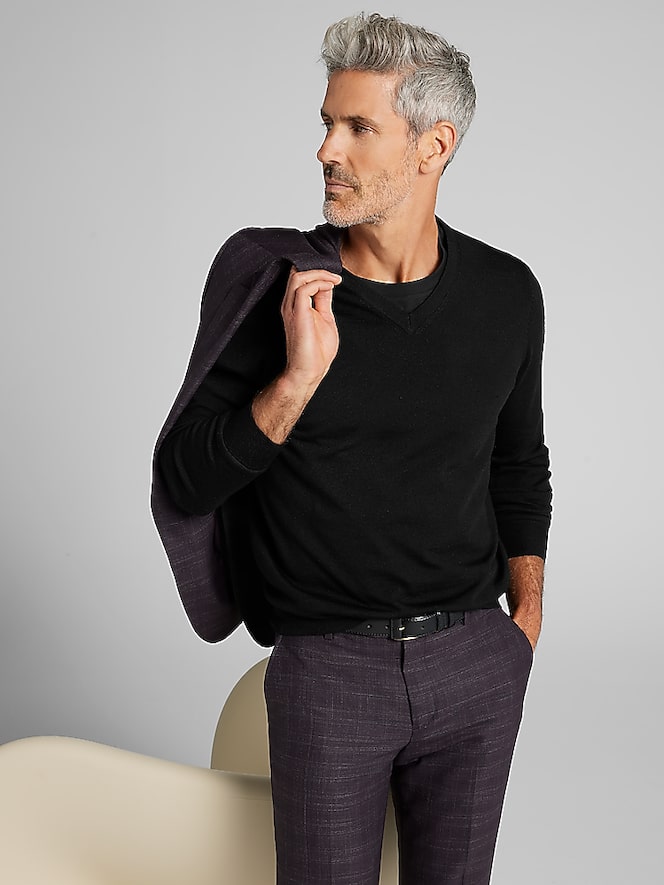 JOE Joseph Abboud Slim Fit Plaid Suit