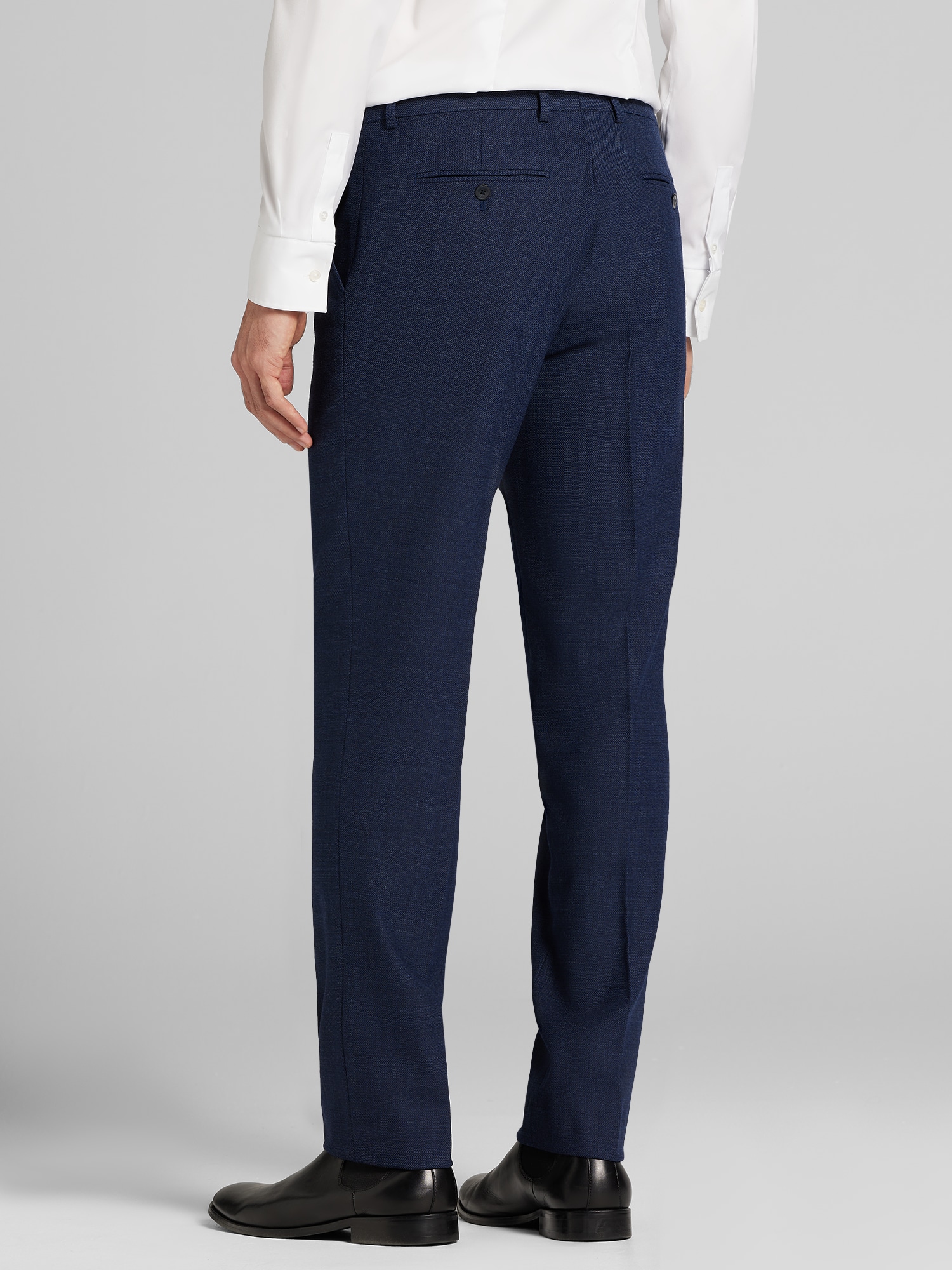 JOE Joseph Abboud Slim Fit Premium Wool Blend Suit, Blue Tic | 2