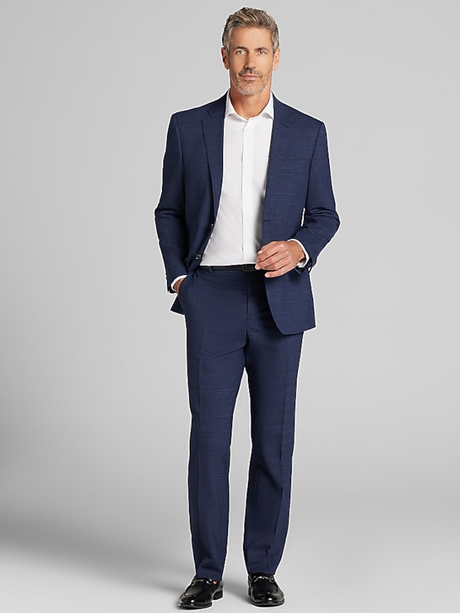 Joseph Abboud Classic Fit Check Suit Jacket