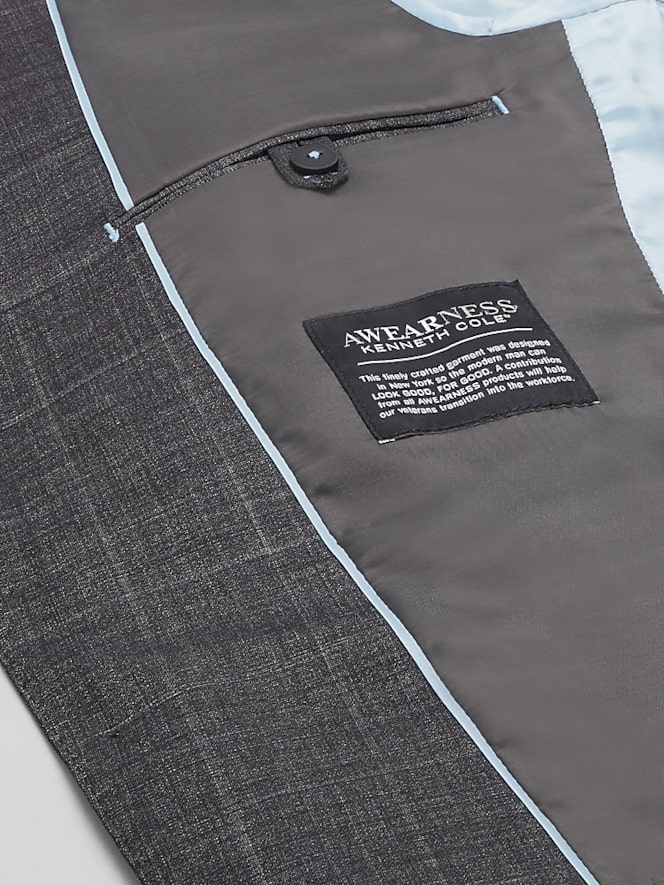 Awearness Kenneth Cole Slim Fit Windowpane Suit Jacket