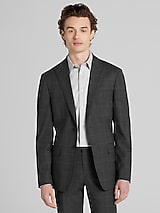 Awearness Kenneth Cole Slim Fit Windowpane Suit Jacket
