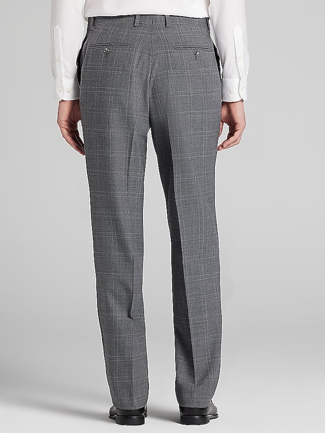 Joseph Abboud Classic Fit Plaid Suit Pants