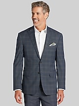 Awearness Kenneth Cole CHILLFLEX Modern Fit Plaid Suit Jacket