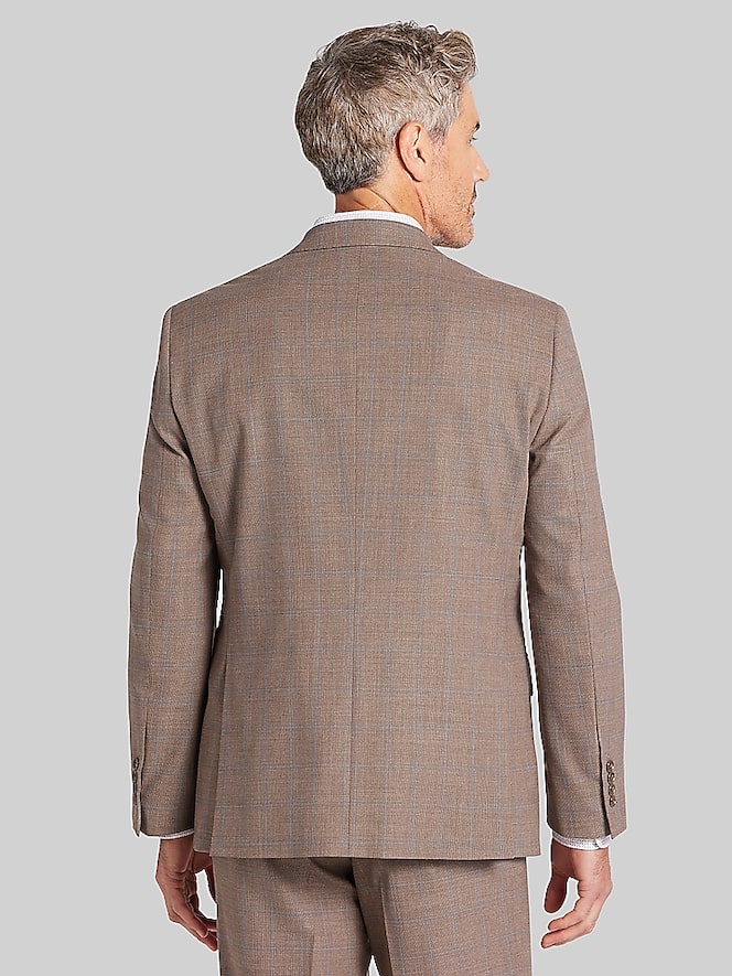 Joseph Abboud Classic Fit Windowpane Suit Jacket