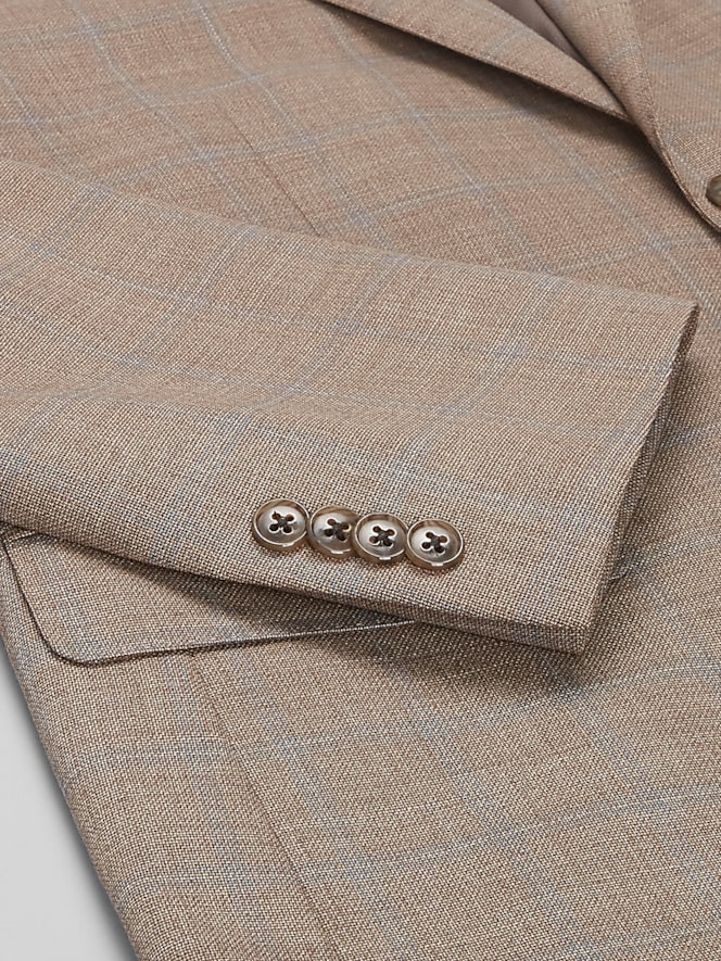 Joseph Abboud Classic Fit Windowpane Suit Jacket