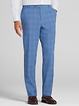 Joseph Abboud Classic Fit Plaid Suit Pants