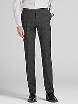 Awearness Kenneth Cole Slim Fit Windowpane Suit Pants