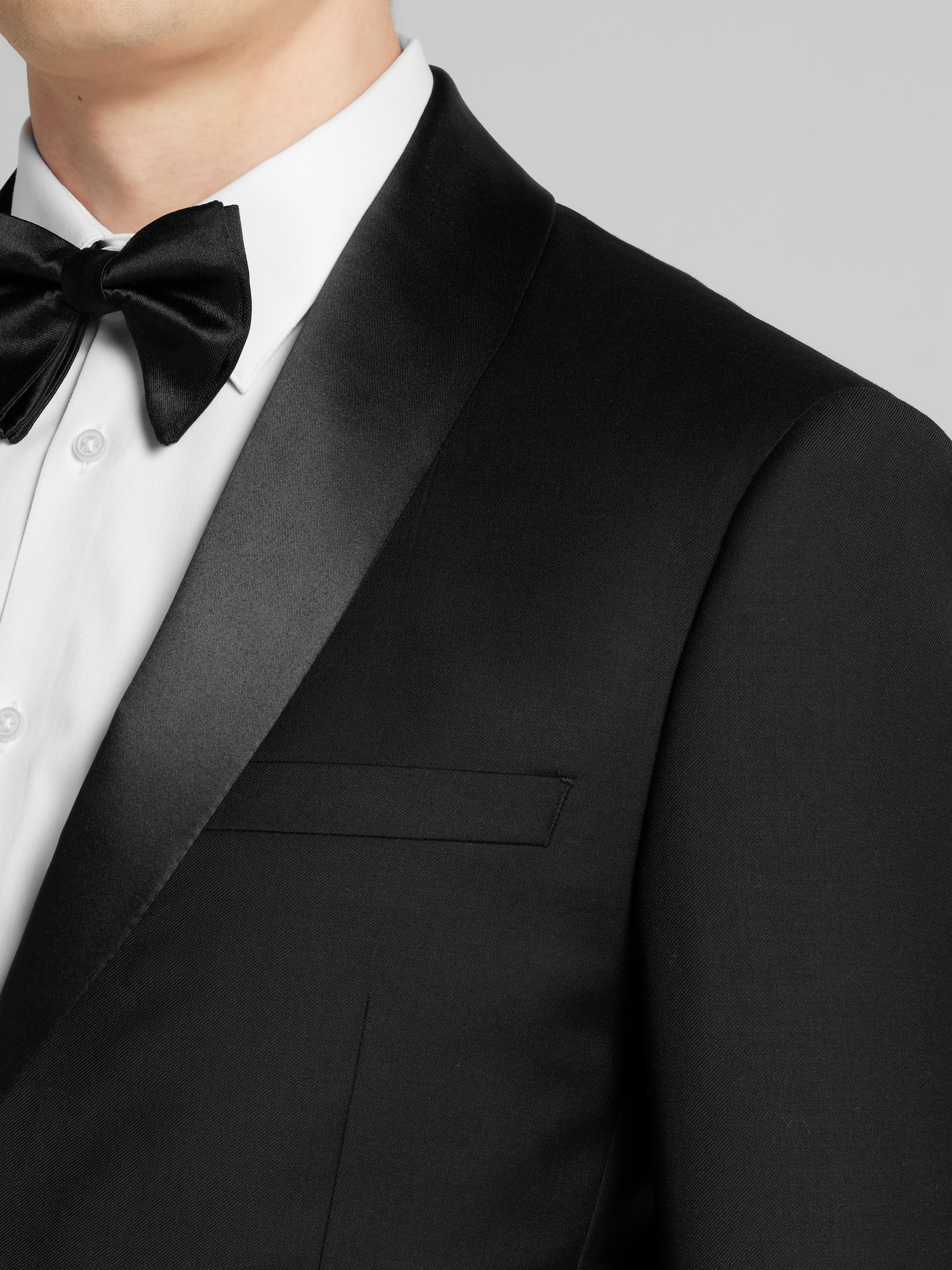 Slim Fit Wool Shawl Lapel Tuxedo