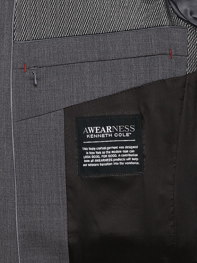 Awearness Kenneth Cole CHILLFLEX Executive Fit Premium Wool Blend Suit