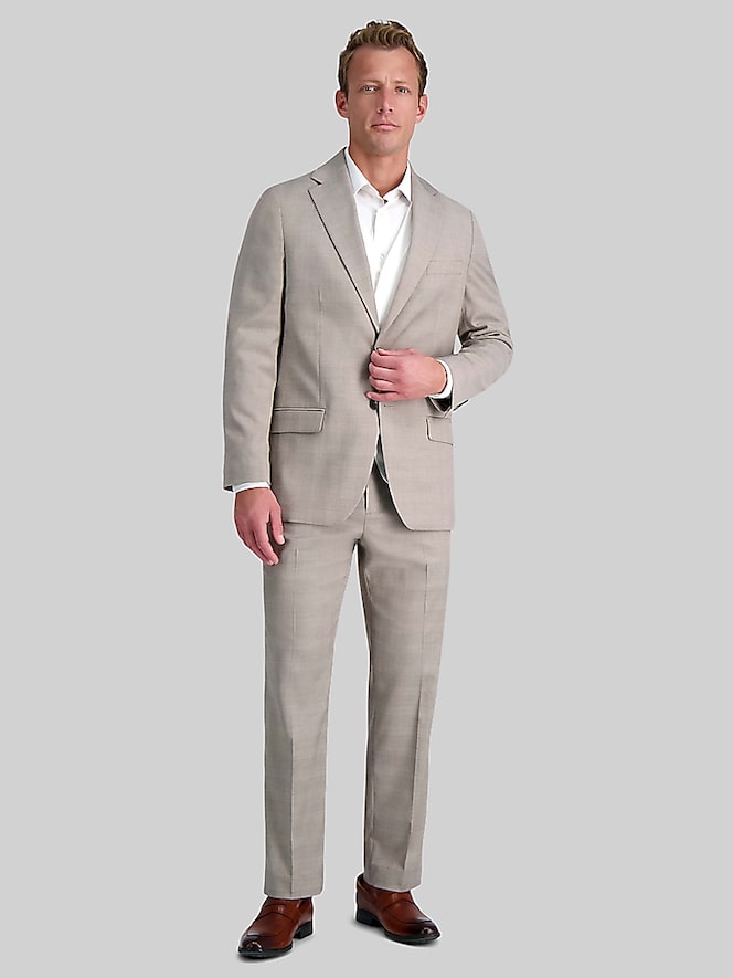 Haggar Tailored Fit Premium Stretch Plaid Suit Jacket