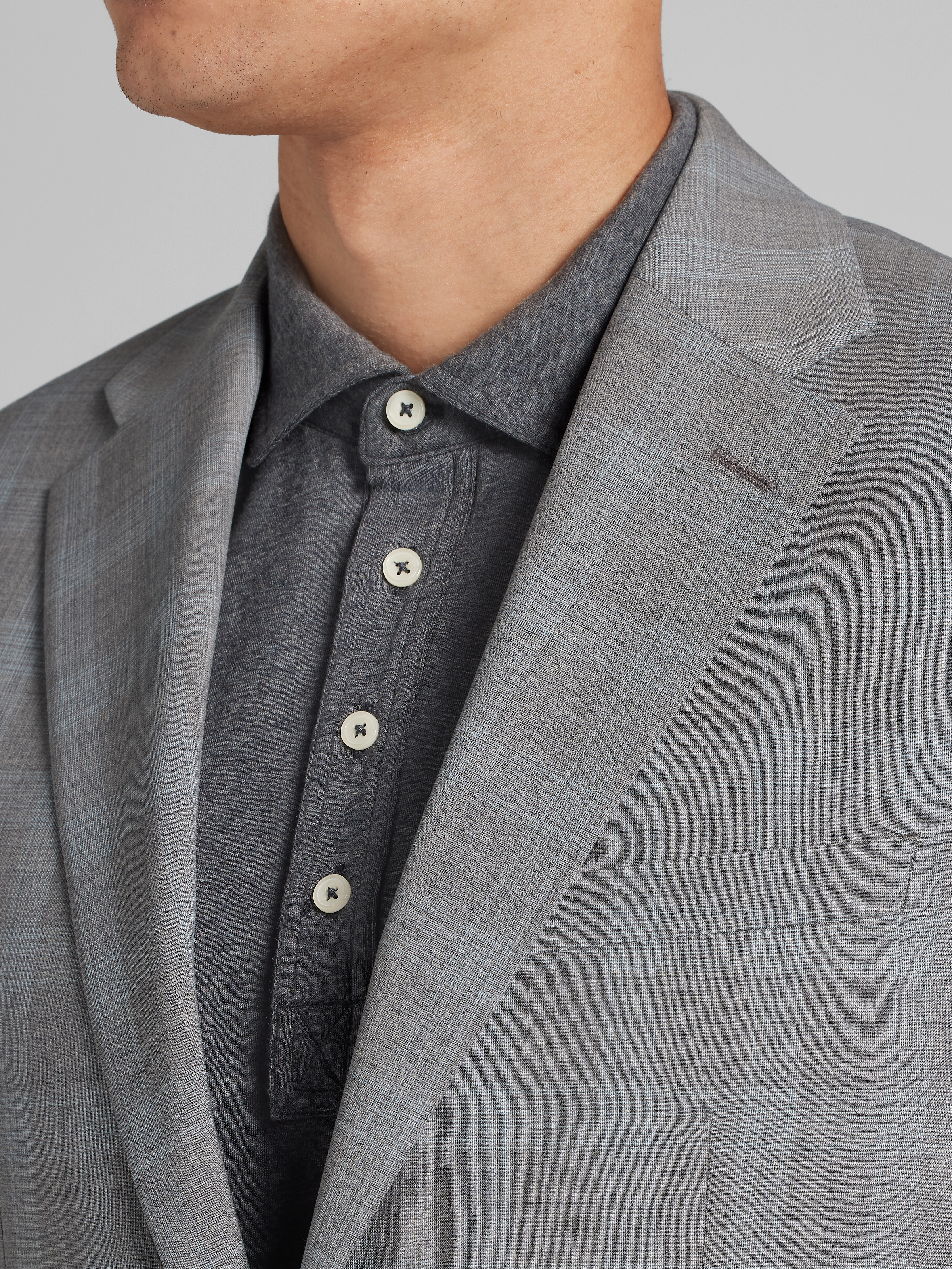 Slim Fit Wool Blend Suit