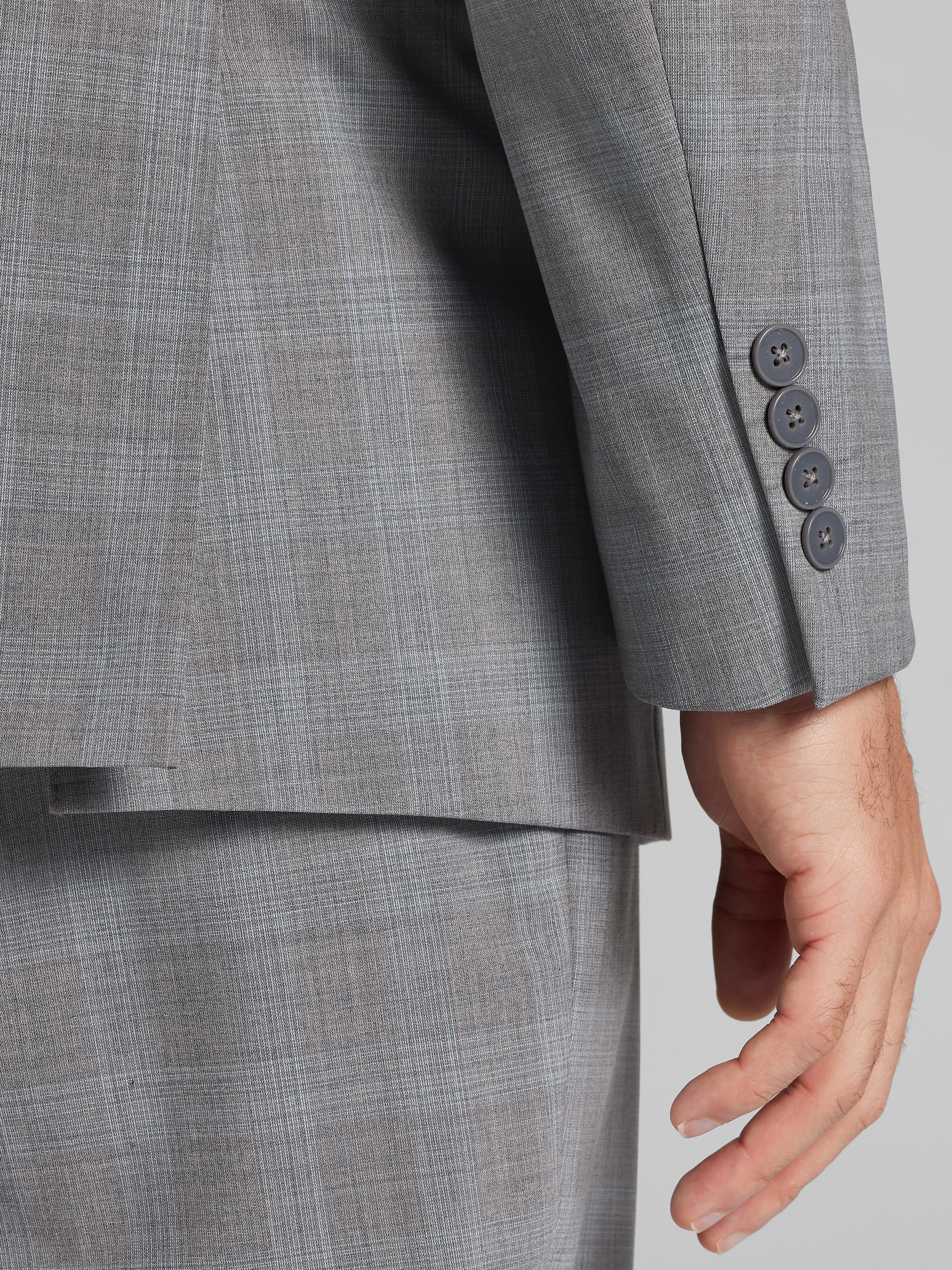 Slim Fit Wool Blend Suit