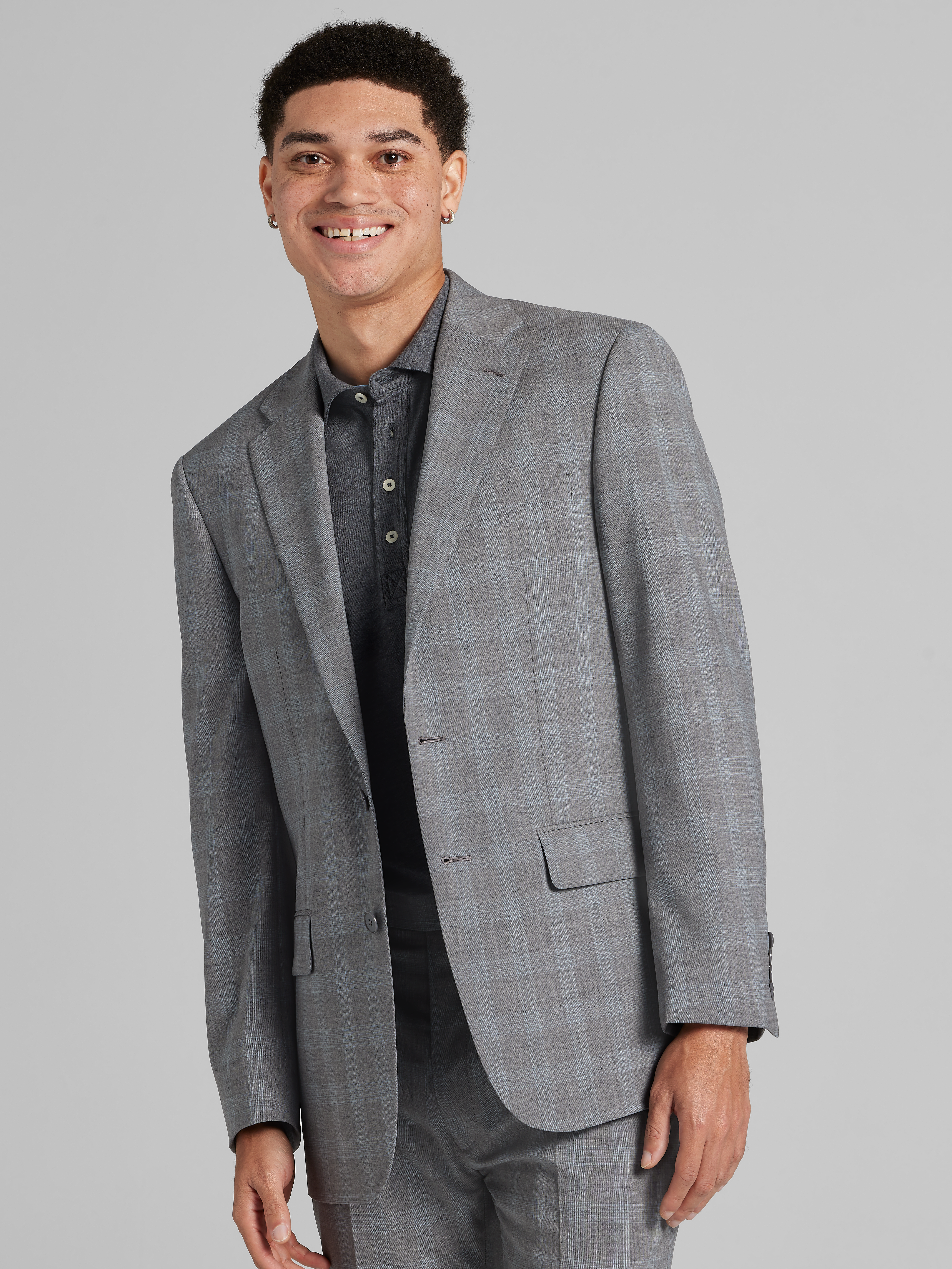Slim Fit Wool Blend Suit