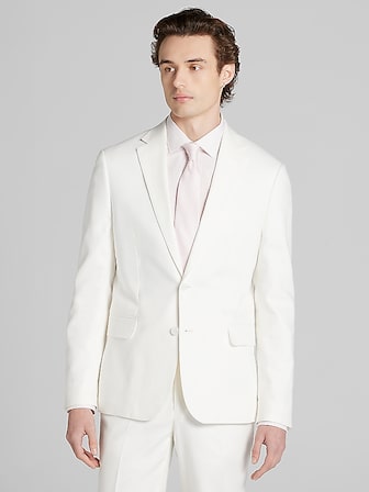 Men's White Linen Suits