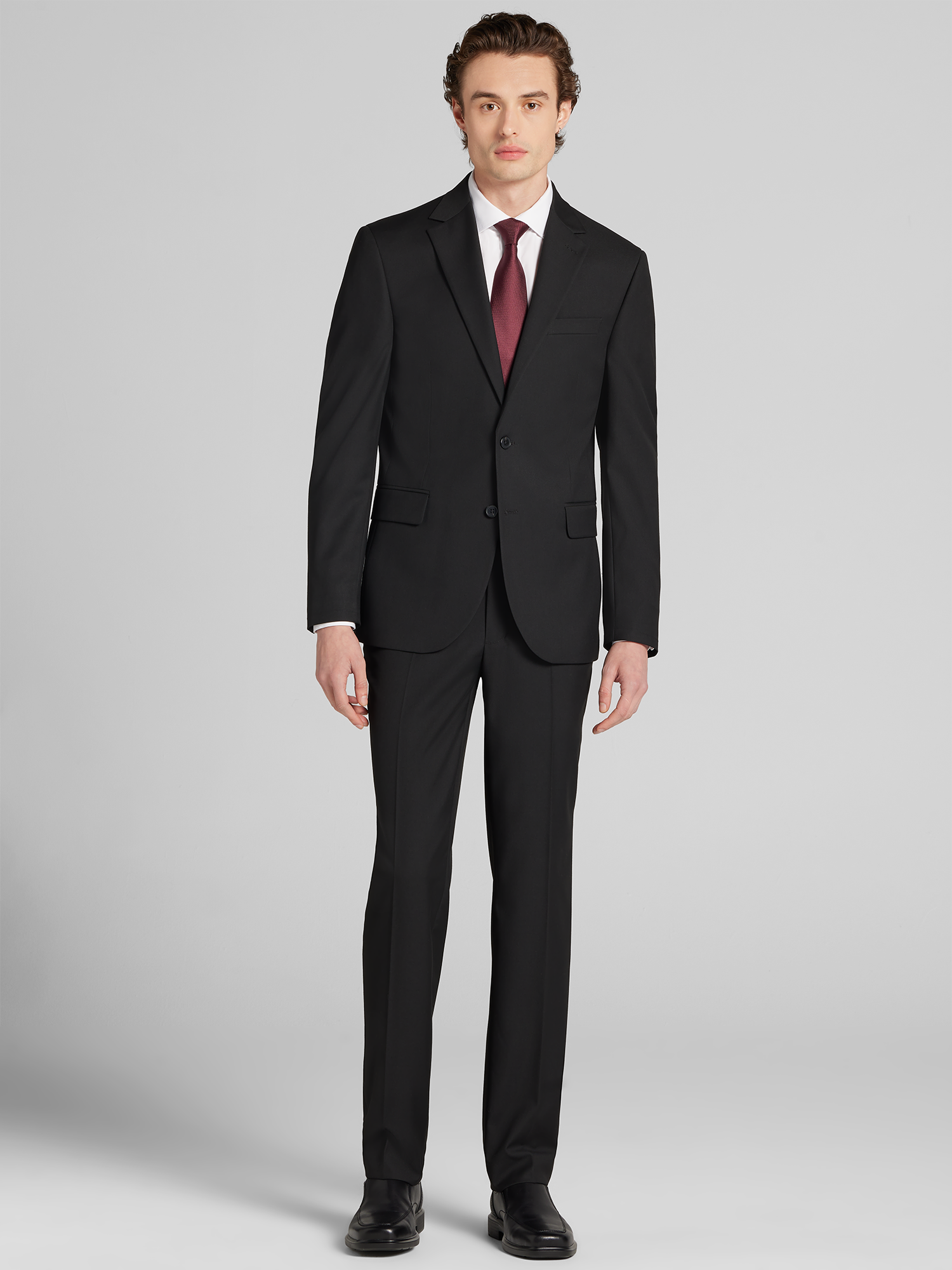 Joseph & Feiss Slim Fit Washable Suit, Black | 2 Piece Suits | Men's  Wearhouse