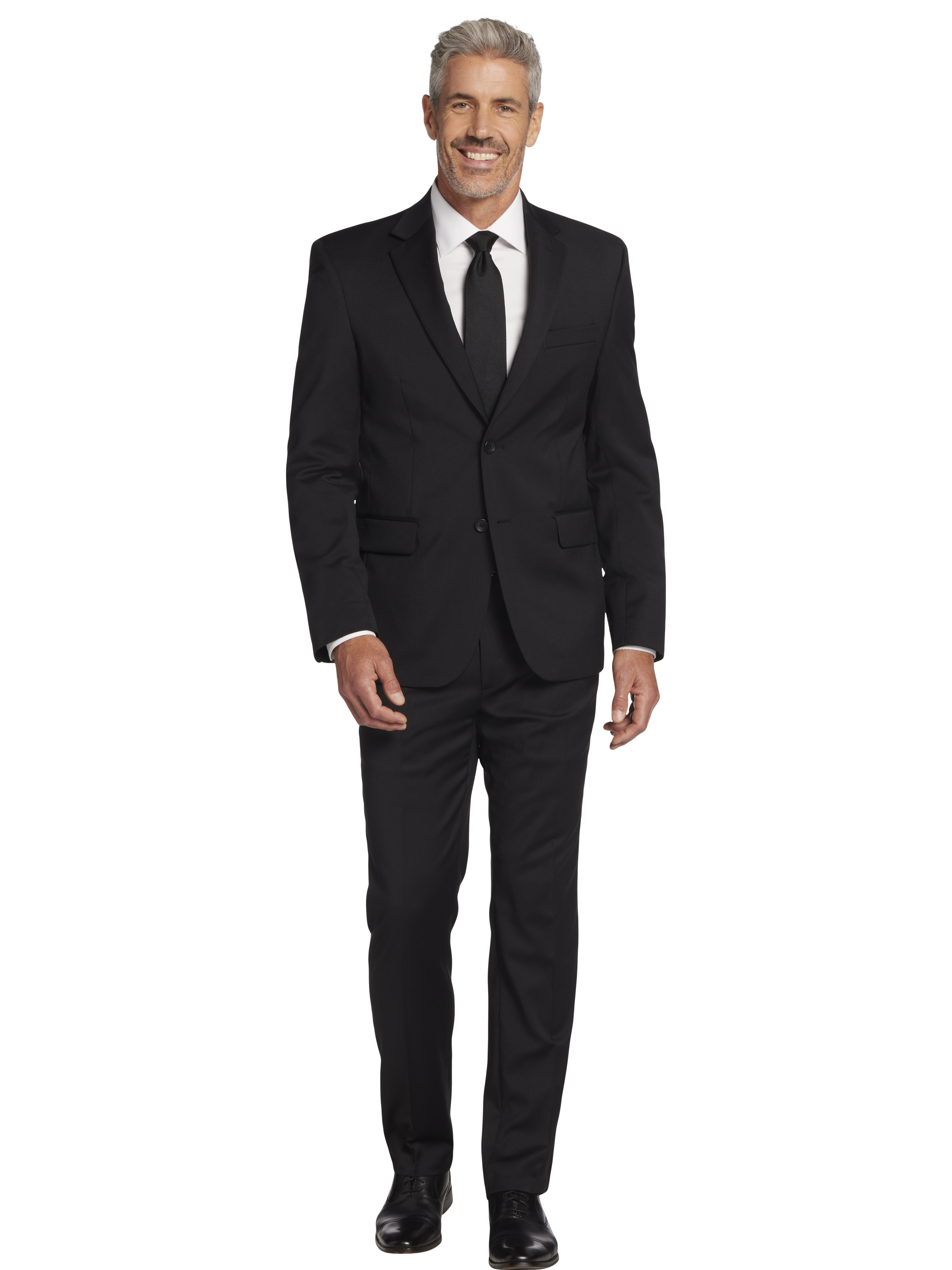 Pronto Uomo Platinum Big & Tall Men's Executive Fit Wool Blend Suit